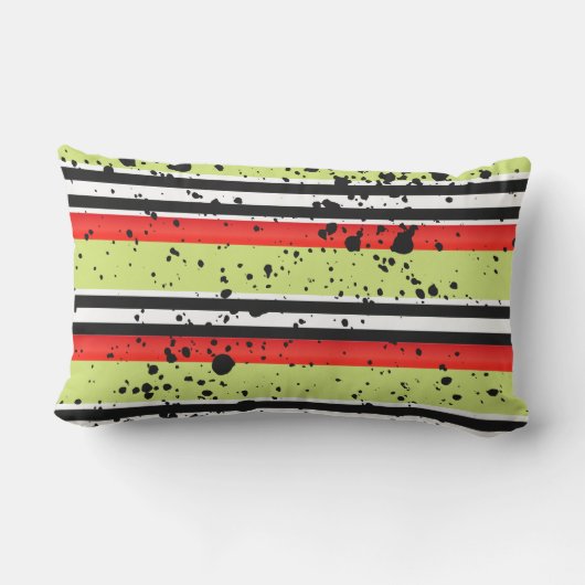 アフリカキャタピラ模様 アウトドアクッション (裏面)