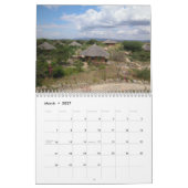 アフリカキリマンジャロ カレンダー (3月 2027)