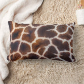 アフリカキリンの皮膚効果の外観 ランバークッション (ブランケット)