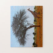 アフリカキリン。 ジグソーパズル (縦)