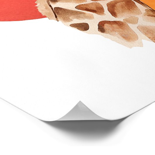 アフリカキリン ポスター (角)