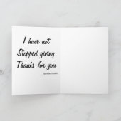 アフリカキングクイーンエスニック文化誕生日カード カード (内部)