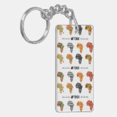 アフリカキーチェーン キーホルダー (正面左)