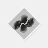 アフリカクイーンシルエットアートペーパーナプキン スタンダードカクテルナプキン (角)