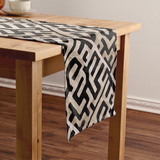 アフリカクバ布 ショートテーブルランナー (インサイチュ)