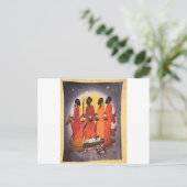 アフリカクリスマス出生シーン シーズンポストカード (スタンド正面)