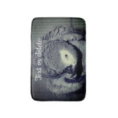 アフリカグレイかわいい鳥パーソナライズされた2 バスマット (正面縦)