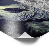 アフリカグレイのオウムのフレーム独自の8x10を作成 フォトプリント            (角)