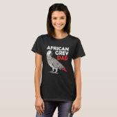 アフリカグレイパパコンゴバードファーザー Tシャツ (正面フル)