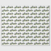 アフリカグレイパーティー包装紙 ラッピングペーパー (フラット)