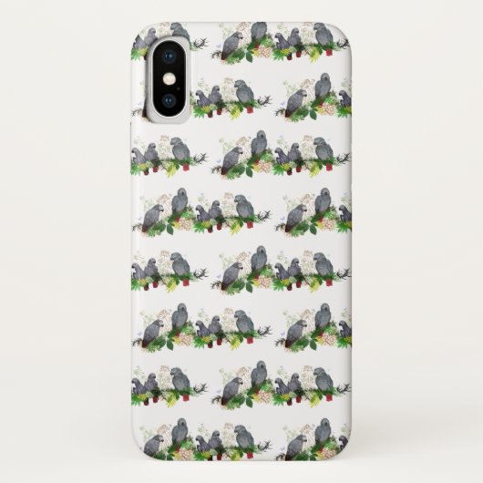 アフリカグレイパーティーiPhone Xケース Case-Mate iPhoneケース (裏面)