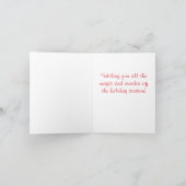 アフリカグレイホリデーカード カード (内部)