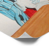 アフリカグレイ絵画ズ ポスター (角)