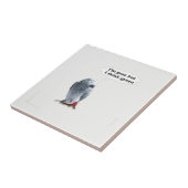 アフリカグレイ考えググリーン タイル (側面)