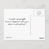 アフリカグレイ&カイケコーヒーフレンズ葉書 ポストカード (裏面)