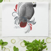 アフリカグレイ キッチンタオル (折り畳み)