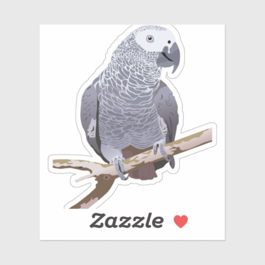 アフリカグレイ シール (シート)