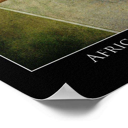 アフリカグレイ ポスター (角)