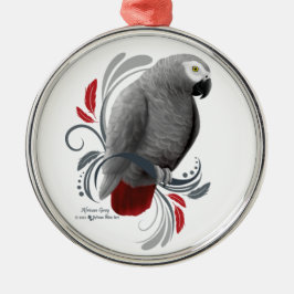 アフリカグレイ メタルオーナメント