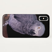 アフリカグレイParrot iPhone Xケース Case-Mate iPhoneケース (裏面(横))