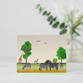 アフリカゲーム予約はがき ポストカード (スタンド正面)