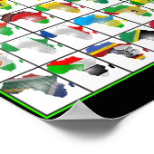 アフリカコラージュ ポスター (角)