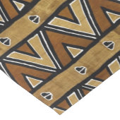 アフリカコンテンポラリーの泥の布のパターン ショートテーブルランナー (コーナー)