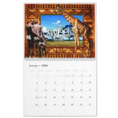 アフリカコンテンポラリー・フォーク芸術 カレンダー (1月 2026)