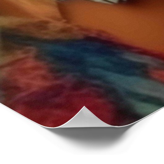 アフリカサイケデリック系アメリカ人ポ鮮やかスター ポスター (角)