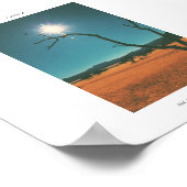 アフリカサバンナグラスツリービューパノラマポスター ポスター (角)