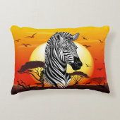 アフリカサバンナ野生動物 アクセントクッション (正面)