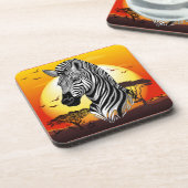 アフリカサバンナ野生動物 コースター (左側)