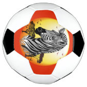 アフリカサバンナ野生動物 サッカーボール (回転)