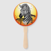 アフリカサバンナ野生動物 ハンドファン (正面)