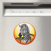 アフリカサバンナ野生動物 マグネット (インサイチュ (食洗機))