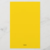 アフリカサバンナ野生動物 便箋 (裏面)