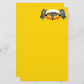 アフリカサバンナ野生動物 便箋 (正面/裏面)