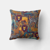 アフリカサファリの動物 クッション (裏面)