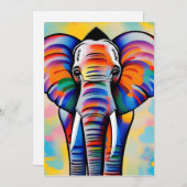 アフリカサファリカラフルゾウ シーズンカード (正面/裏面)