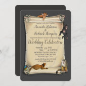 アフリカサファリサンセット 招待状 (正面/裏面)