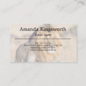 アフリカサファリトラベルエージェントプロフェッショナル 名刺 (裏面)