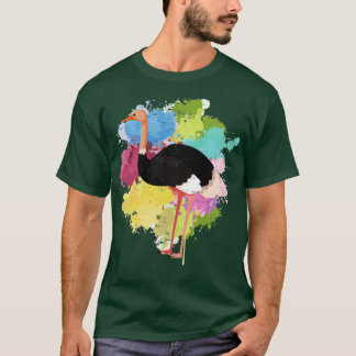 アフリカサファリバードダストリッチ Tシャツ