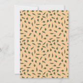 アフリカサファリベイビーシャワー招待状 招待状 (裏面)