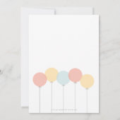 アフリカサファリ誕生日招待状 招待状 (裏面)