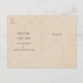 アフリカサファリ ジラフと木のSave The Date 案内ポストカード (裏面)