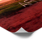 アフリカサンセットアフリカ ポスター (角)