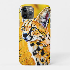 アフリカサーバルアート iPhone 11 PROケース