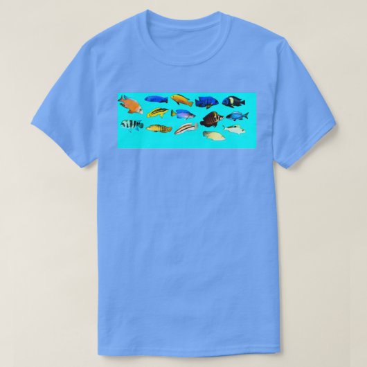アフリカシクリッド Tシャツ (デザイン正面)