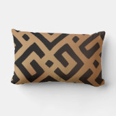 アフリカスイギュウおよびKubaの布 ランバークッション (裏面)