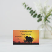 アフリカスイギュウ 名刺 (スタンド正面)